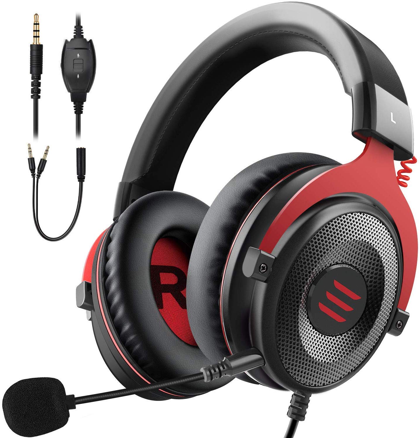 Amazon.co.jp: EKSA E900 有線ゲーミングヘッドセット Xbox One